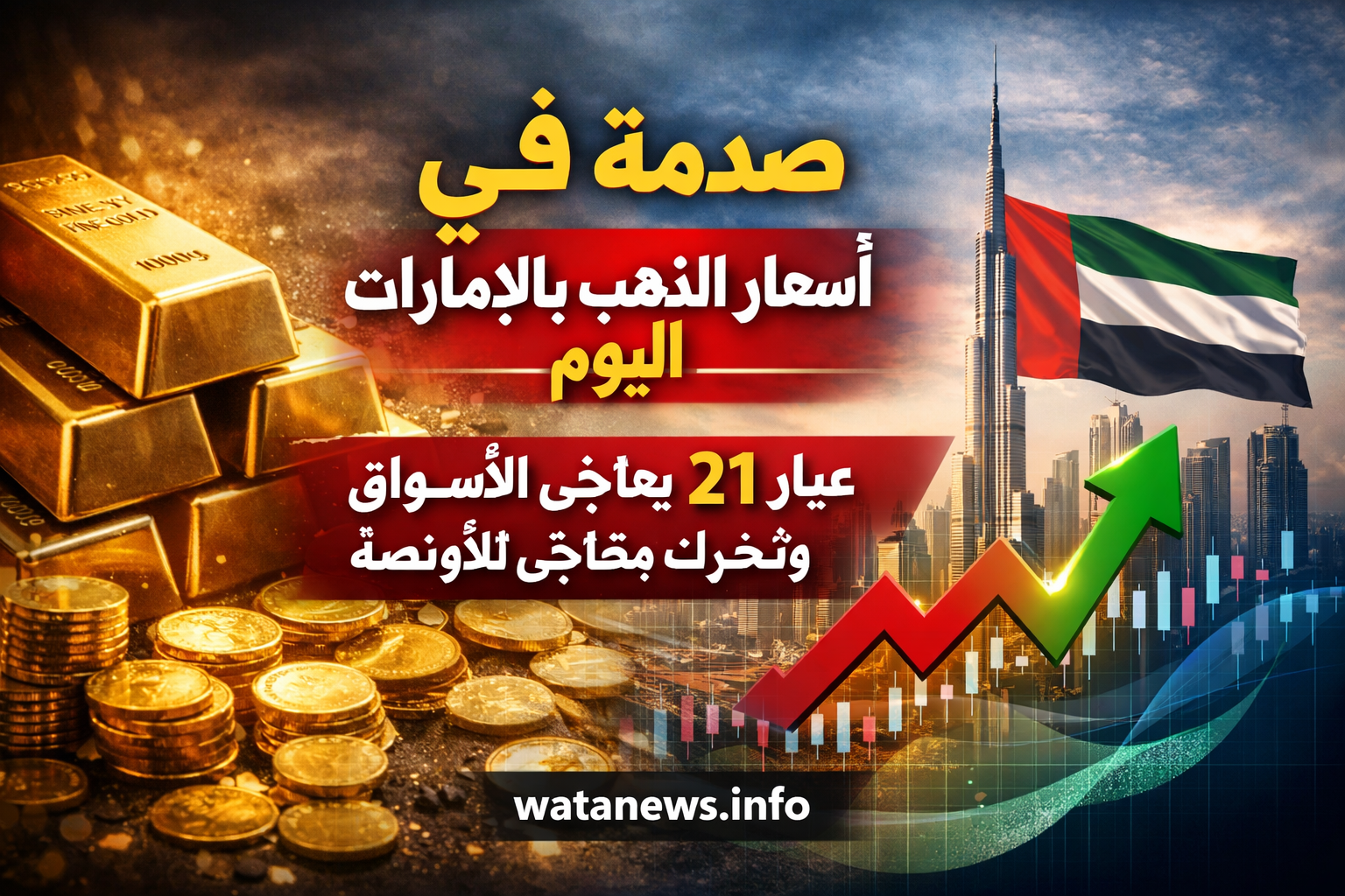 أسعار الذهب في الإمارات اليوم